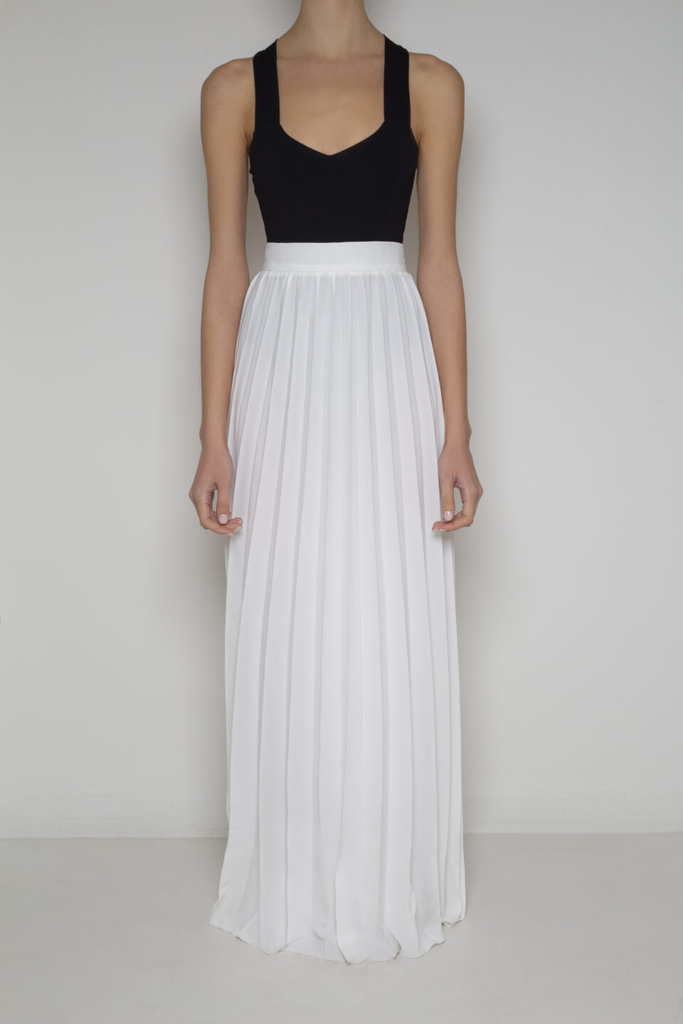 The Pleated Maxi Skirt
