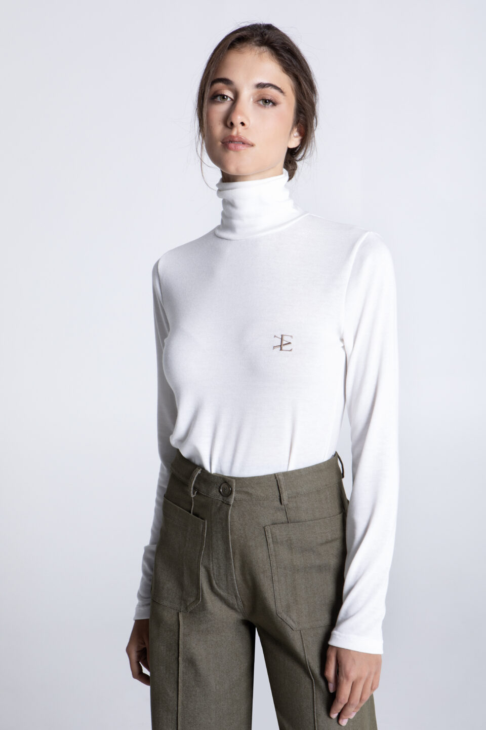 White Knitted Sweater