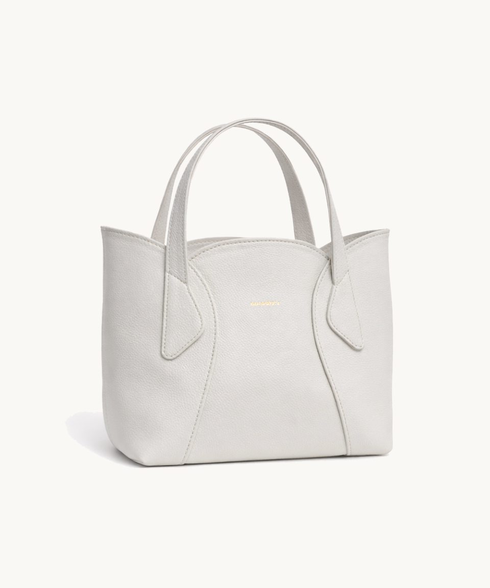 Tulip Mini in Cream Leather