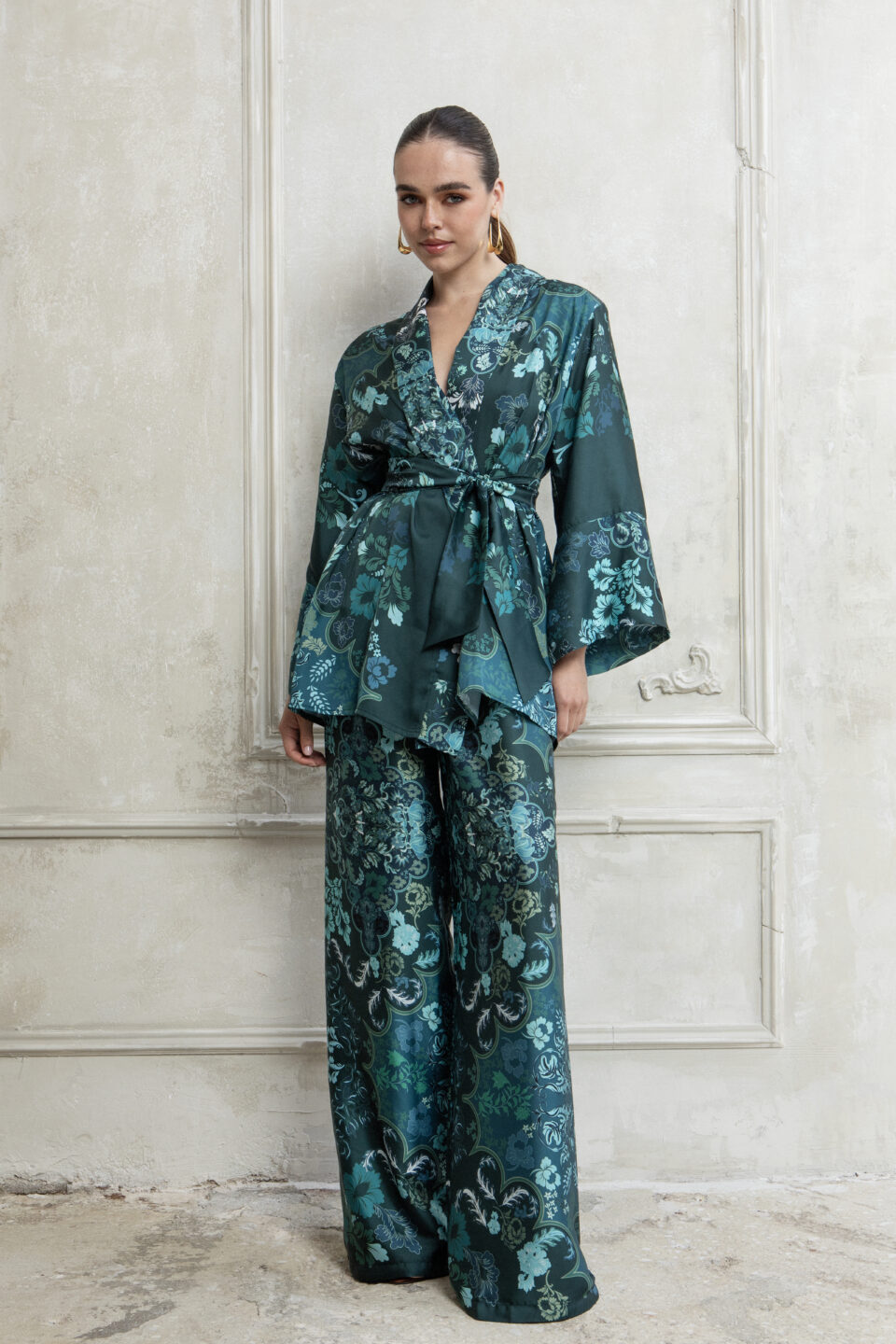 Rich Teal Pyjama Set