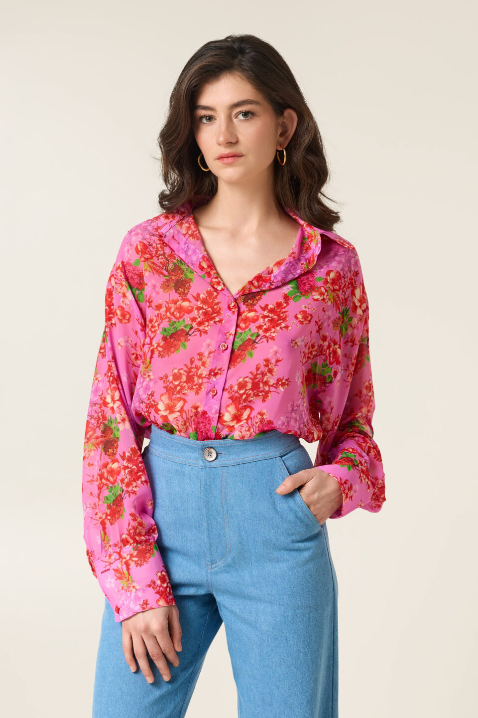 Camelia Oversized Shirt