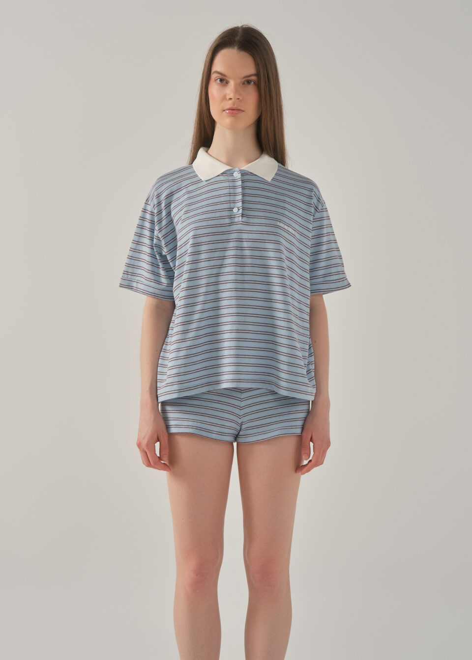 The Boy Polo Tee Light Blue