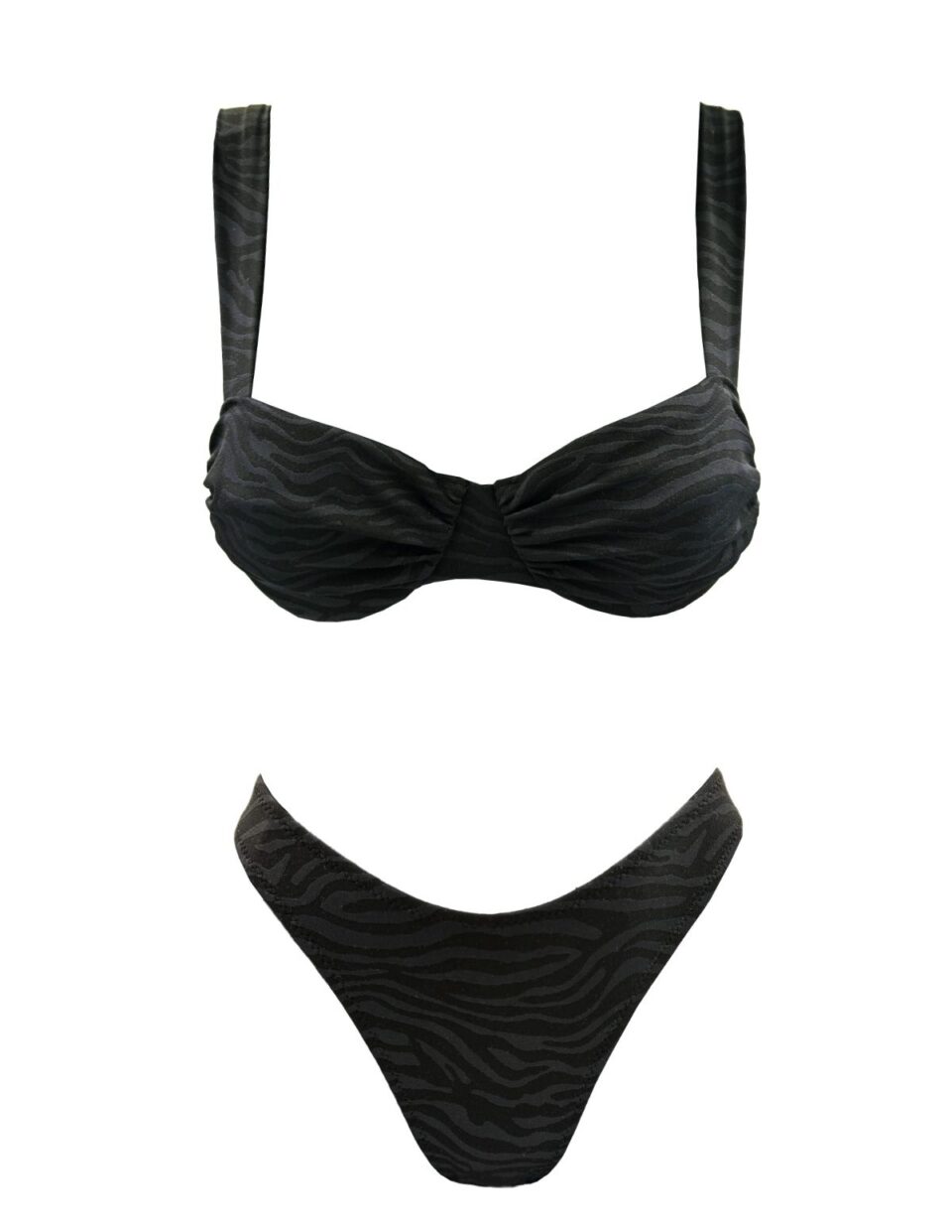 Black Zebra Wire Bikini