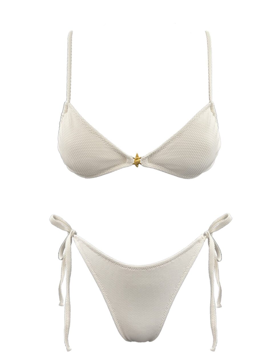 Ivory Snail Bralette Bikini