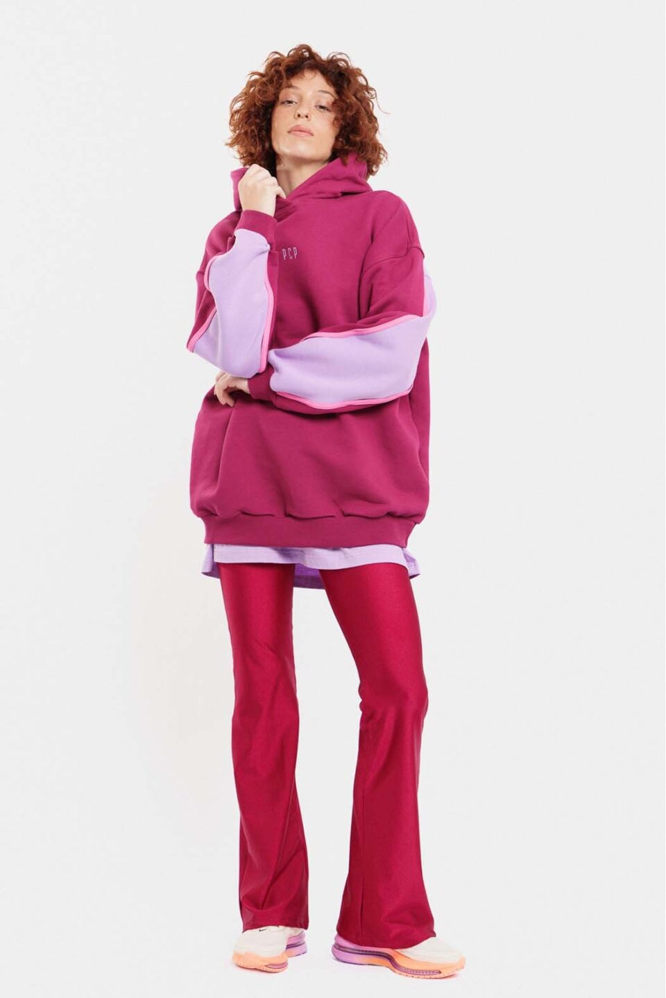 Woman Zip Hoodie With Embroidery - Cortina