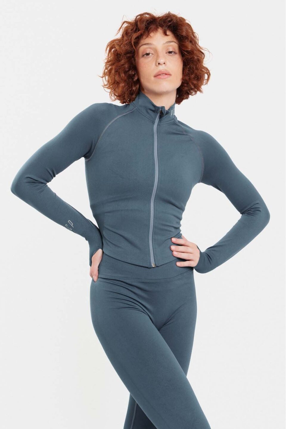 Woman Zip Jacket - Seamless Grey
