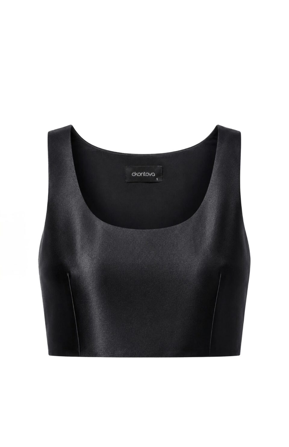 Black Aura Crop Top